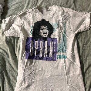 Vintage White Oprah Winfrey Show Graphic Tee